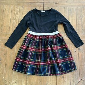 Crewcuts tartan plaid skater dress